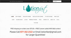 Desktop Screenshot of lotionfast.com